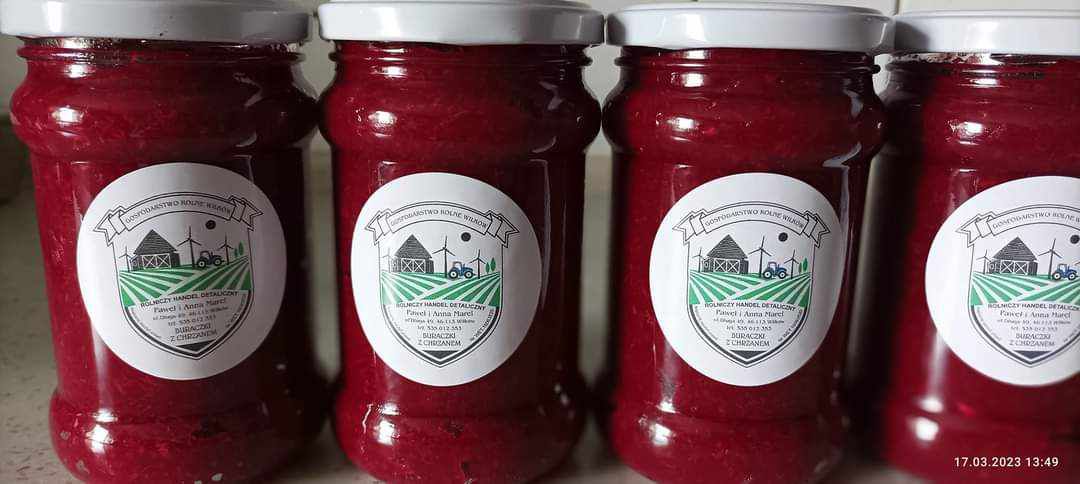 Ćwikła (słoik 315ml) - Gospodarstworolnemarel